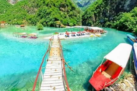 Tour from Golem & Durres to Komani Lake & Shala River